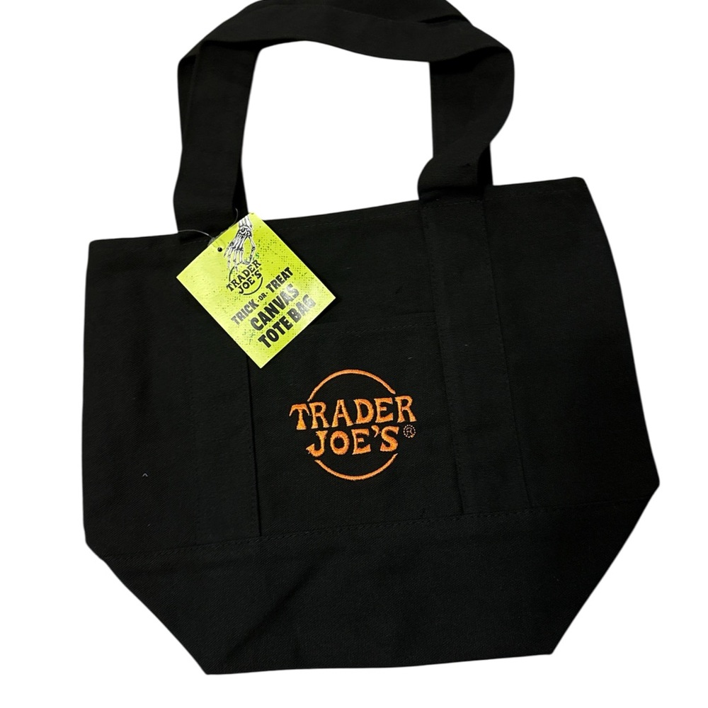 🎃Halloween Trader Joe's Tote Black NWT